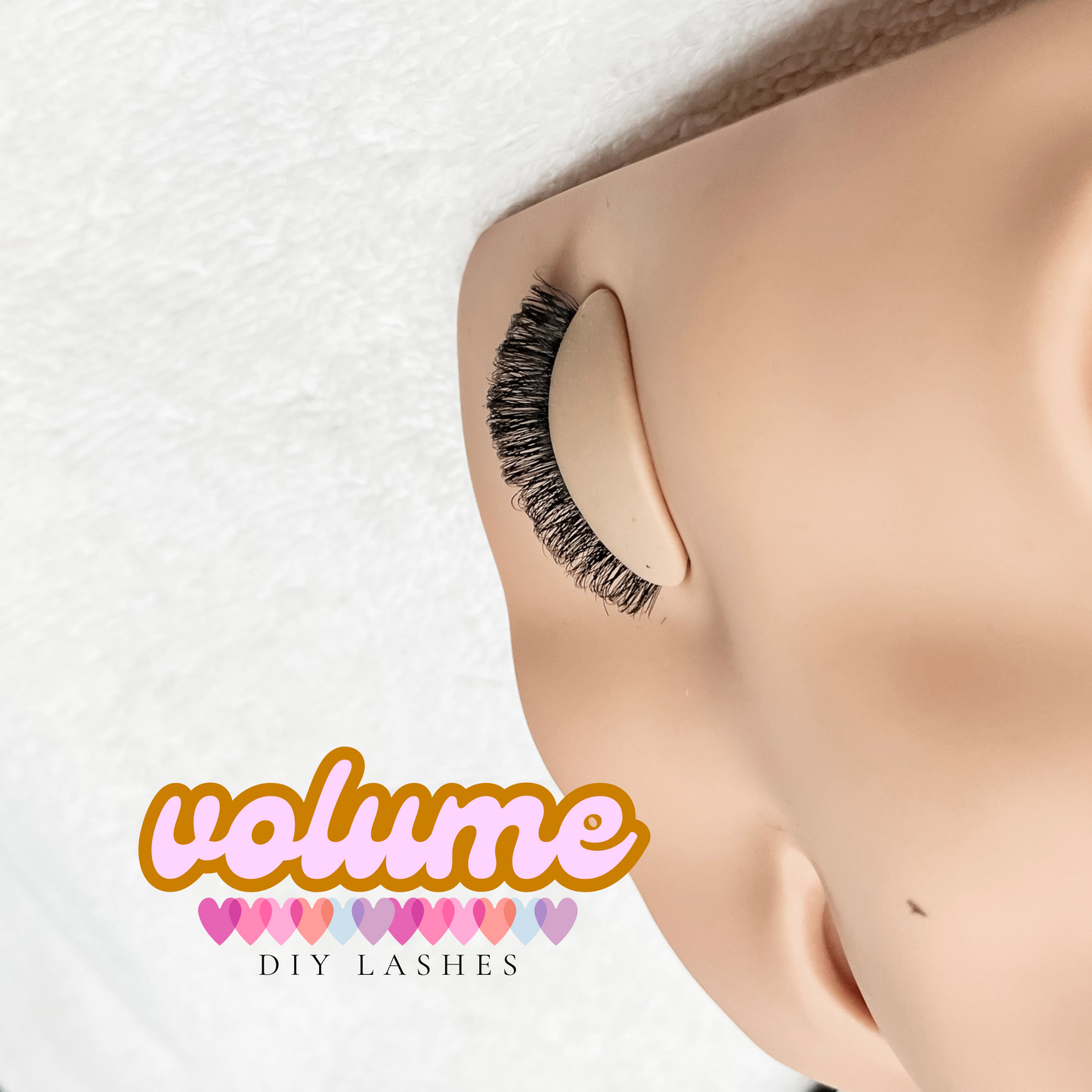 Volume Lashes Mixed Length:  10mm, 12mm, 14mm, 16mm (132 Clusters)